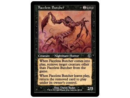 Faceless Butcher (Foil NE, Stav Near Mint)
