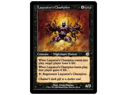 Laquatus's Champion (Foil NE, Stav Near Mint)