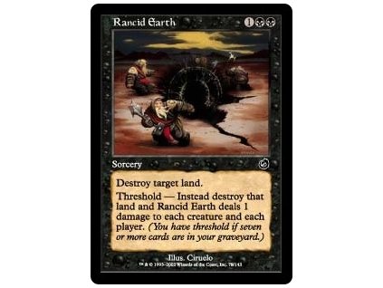 Rancid Earth (Foil NE, Stav Near Mint)