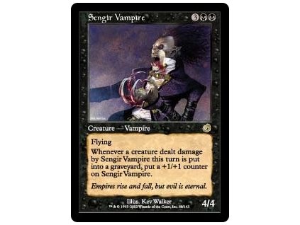 Sengir Vampire (Foil NE, Stav Light Played)