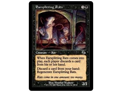 Earsplitting Rats (Foil NE, Stav Near Mint)