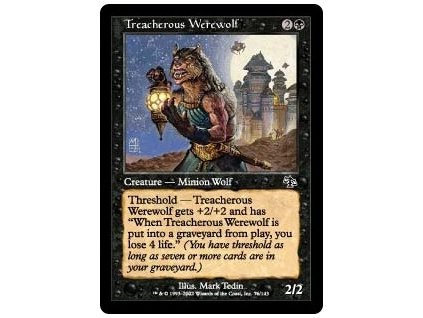 Treacherous Werewolf (Foil NE, Stav Near Mint)