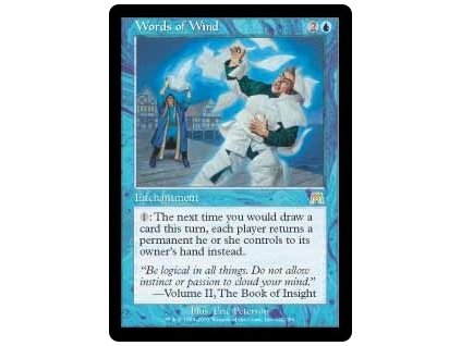 Words of Wind (Foil NE, Stav Near Mint)