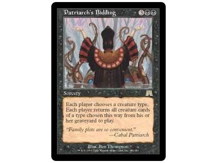 Patriarch's Bidding