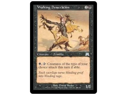 Walking Desecration (Foil NE, Stav Near Mint)