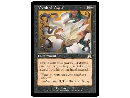 Words of Waste