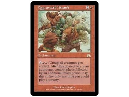 Aggravated Assault (Foil NE, Stav Near Mint)