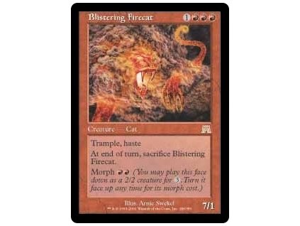 Blistering Firecat (Foil NE, Stav Near Mint)