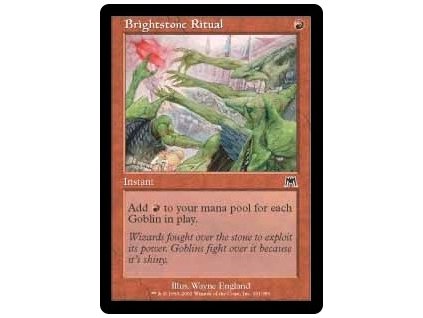 Brightstone Ritual (Foil NE, Stav Played)