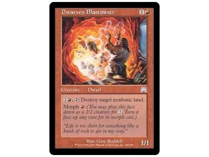Dwarven Blastminer (Foil NE, Stav Near Mint)