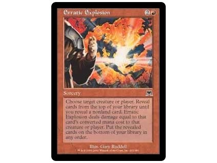 Erratic Explosion (Foil NE, Stav Near Mint)