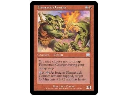 Flamestick Courier (Foil NE, Stav Near Mint)
