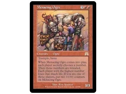 Menacing Ogre (Foil NE, Stav Light Played)