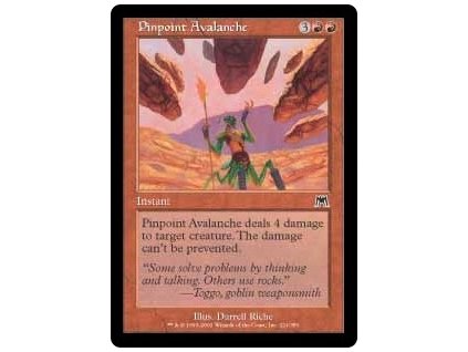 Pinpoint Avalanche (Foil NE, Stav Near Mint)
