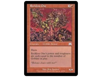 Reckless One (Foil NE, Stav Near Mint)