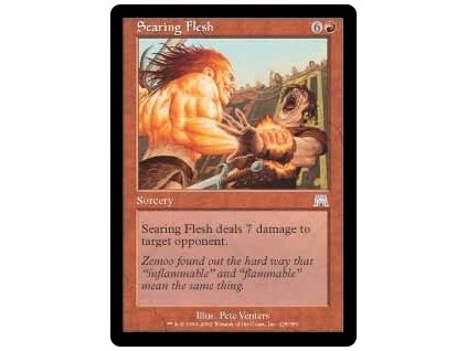 Searing Flesh (Foil NE, Stav Near Mint)