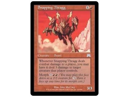 Snapping Thragg (Foil NE, Stav Near Mint)