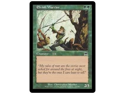Elvish Warrior (Foil NE, Stav Near Mint)