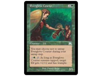 Everglove Courier (Foil NE, Stav Near Mint)