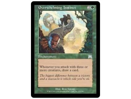 Overwhelming Instinct (Foil NE, Stav Near Mint)