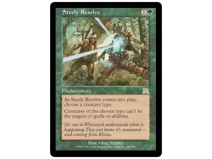 Steely Resolve (Foil NE, Stav Near Mint)