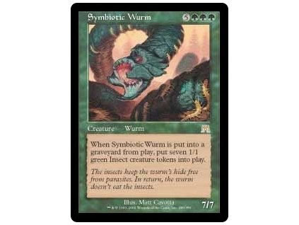 Symbiotic Wurm (Foil NE, Stav Near Mint)