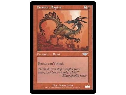 Frenetic Raptor (Foil NE, Stav Near Mint)