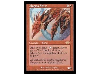 Magma Sliver - NON ENG JAP (Foil NE, Stav Near Mint)
