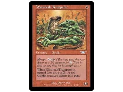 Warbreak Trumpeter (Foil NE, Stav Near Mint)