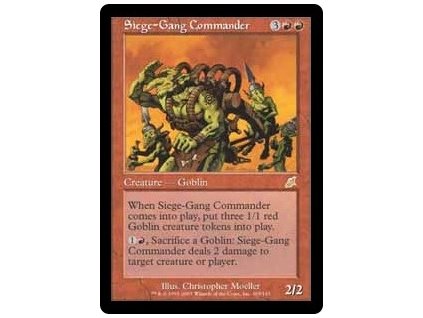 Siege-Gang Commander (Foil NE, Stav Light Played)