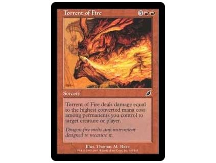 Torrent of Fire (Foil NE, Stav Near Mint)