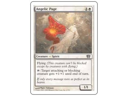 Angelic Page (Foil NE, Stav Near Mint)