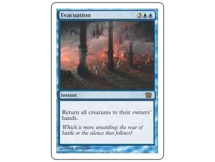 Evacuation (Foil NE, Stav Near Mint)