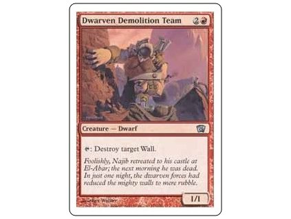 Dwarven Demolition Team (Foil NE, Stav Near Mint)