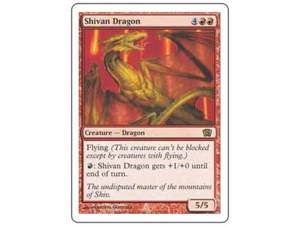 Shivan Dragon (Foil NE, Stav Near Mint)
