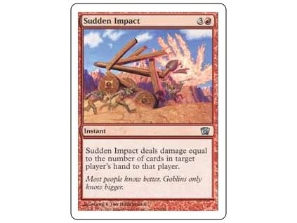 Sudden Impact (Foil NE, Stav Near Mint)