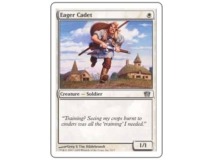 Eager Cadet (Foil NE, Stav Near Mint)