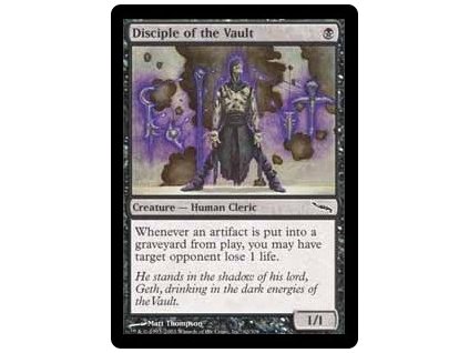 Disciple of the Vault (Foil NE, Stav Light Played)