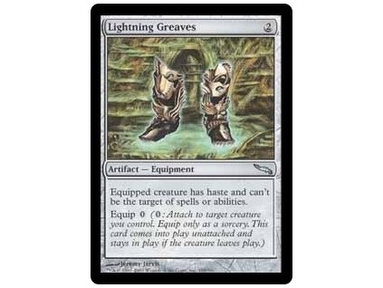 Lightning Greaves (Foil NE, Stav Light Played)