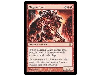 Magma Giant (Foil NE, Stav Near Mint)