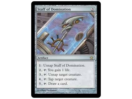 Staff of Domination (Foil NE, Stav Near Mint)