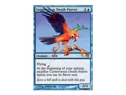 Carnivorous Death-Parrot (Foil NE, Stav Near Mint)