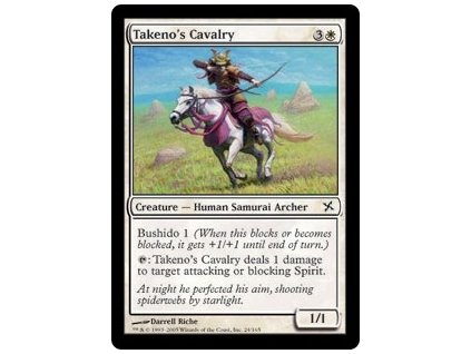 Takeno's Cavalry (Foil NE, Stav Near Mint)