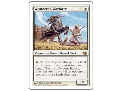 Weathered Wayfarer - NON ENG ITA SP (Foil NE, Stav Light Played)