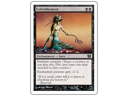 Enfeeblement (Foil NE, Stav Near Mint)