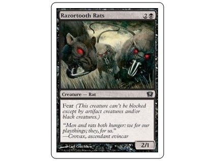 Razortooth Rats (Foil NE, Stav Near Mint)