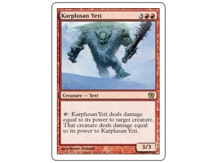 Karplusan Yeti (Foil NE, Stav Played)