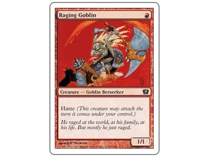 Raging Goblin (Foil NE, Stav Near Mint)
