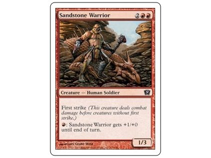 Sandstone Warrior (Foil ANO, Stav Near Mint)
