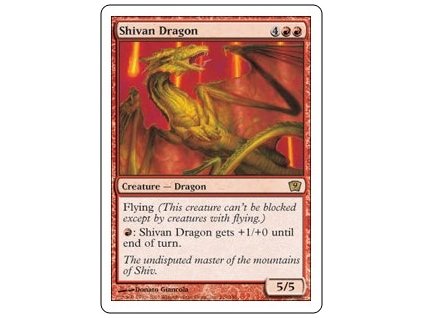 Shivan Dragon (Foil NE, Stav Near Mint)
